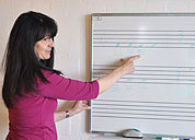 Notenkunde in der Musikschule Diehn